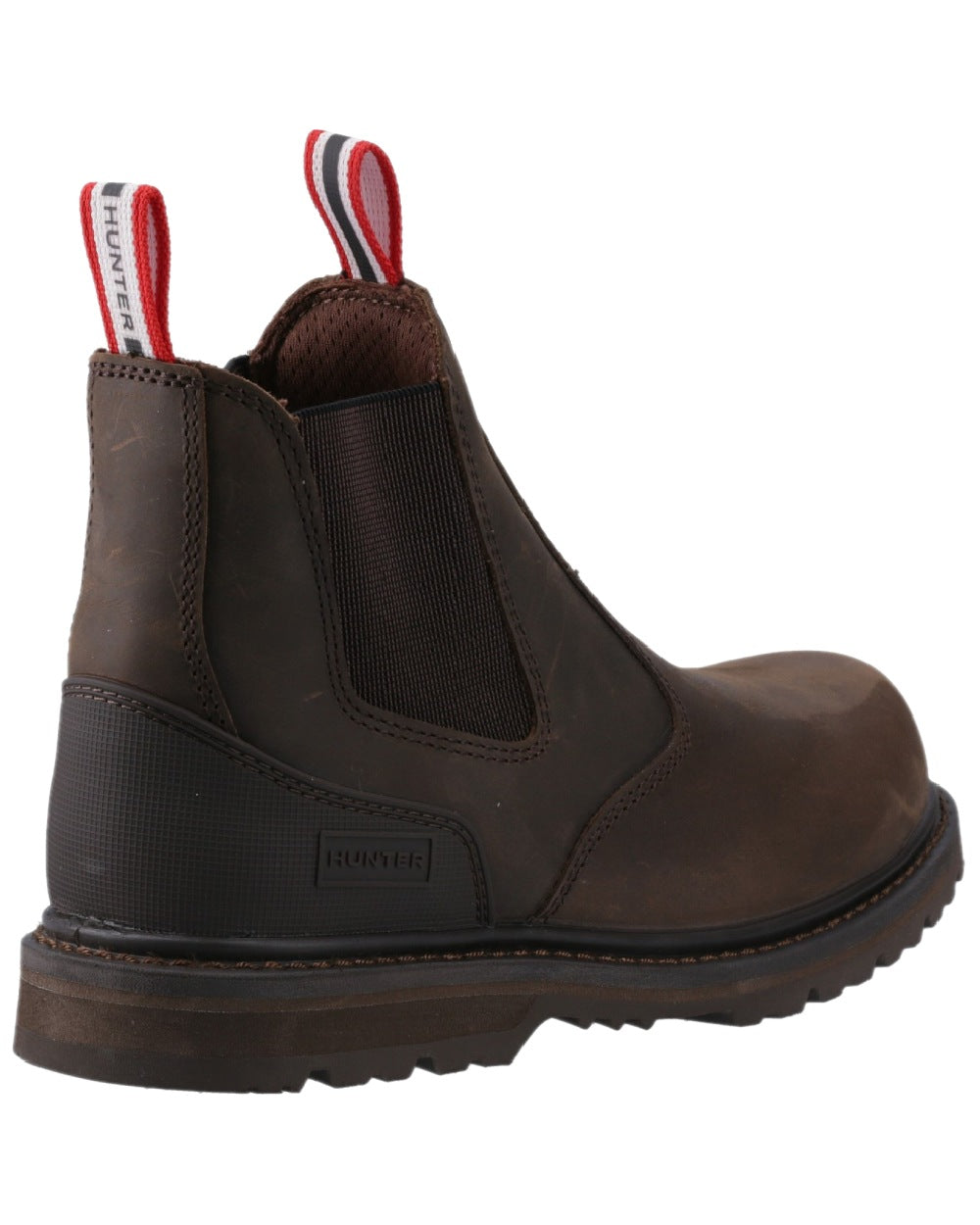 Brown Coloured Hunter Mens Thunder Dealer Boots on white background