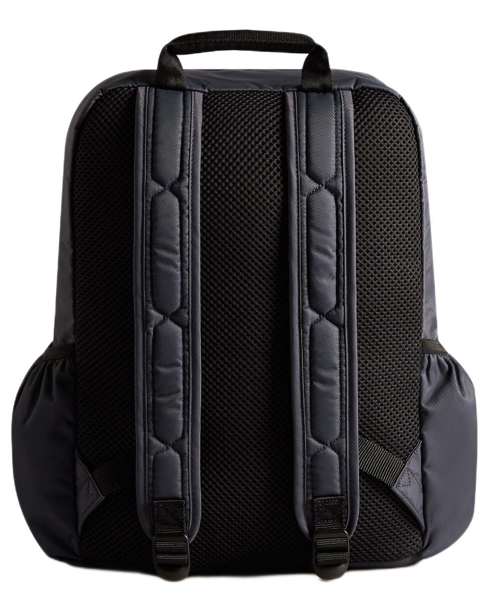 Navy coloured Hunter Nylon Large Backpack on white background