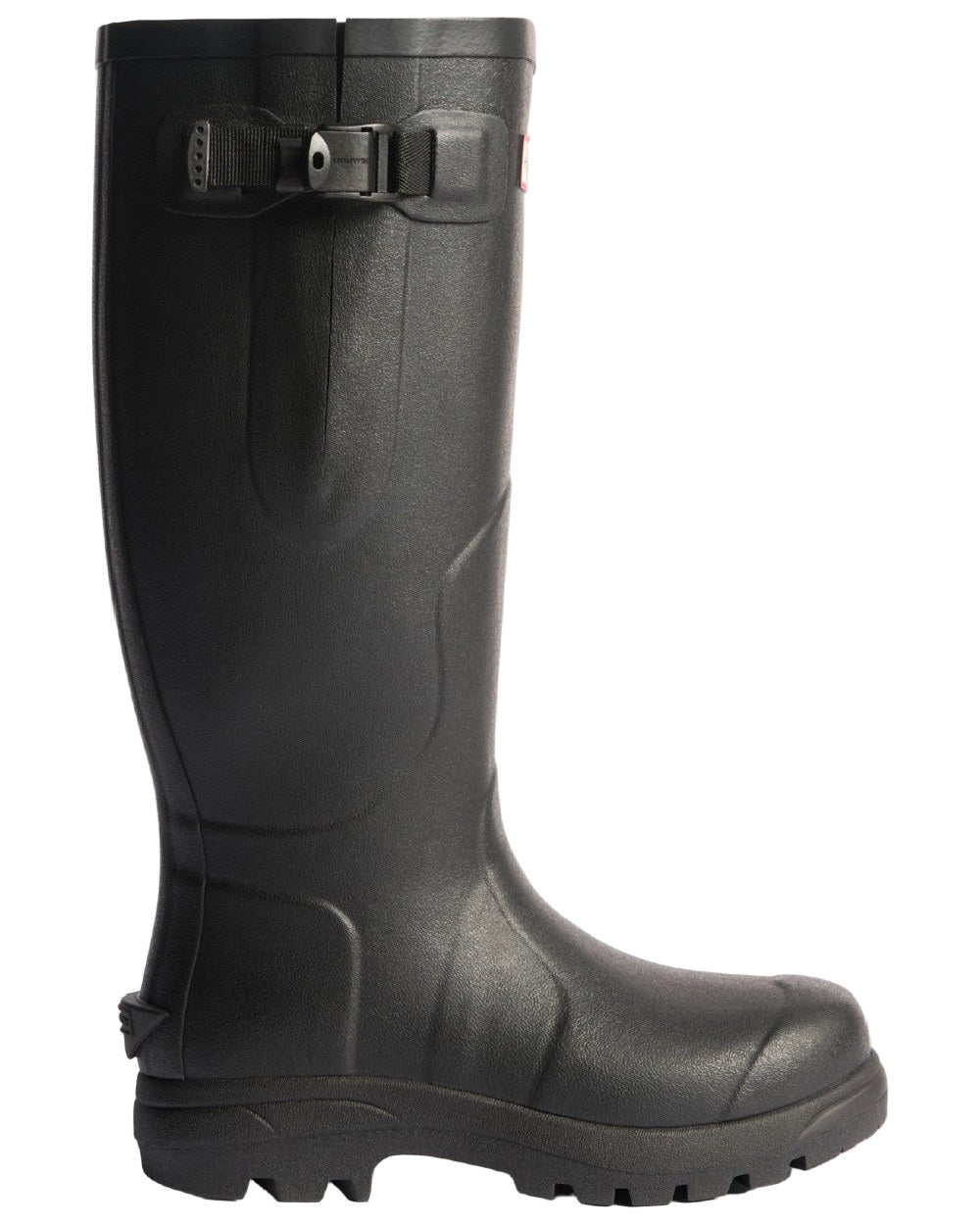 Black Coloured Hunter Womens Balmoral MK II Boots on white background