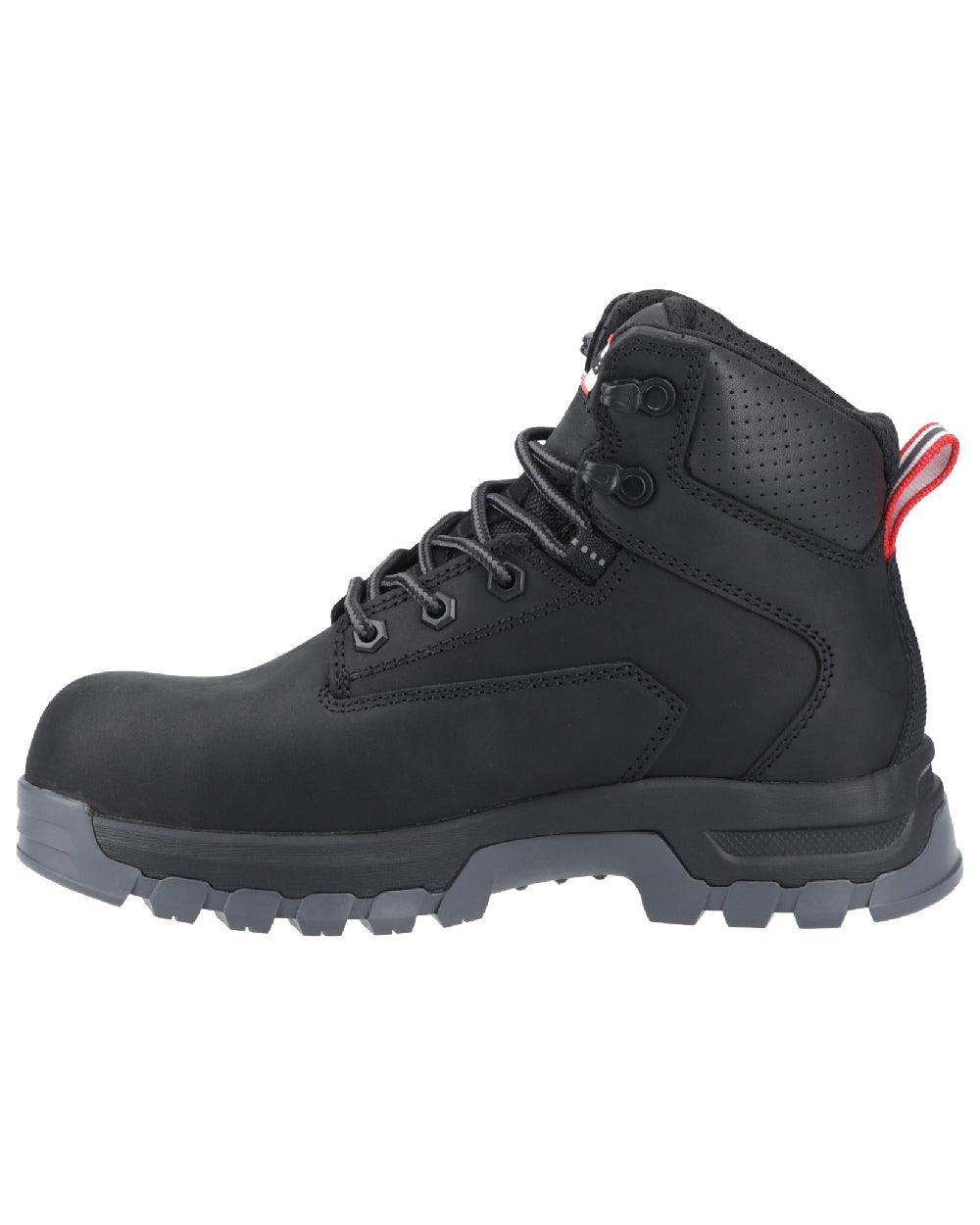 Black Coloured Hunter Womens Gale Safety Boots on white background