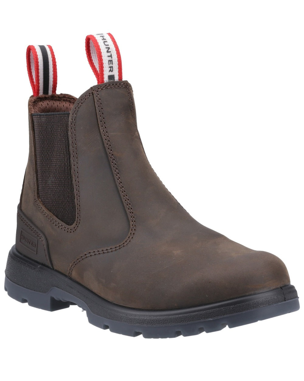 Brown Coloured Hunter Womens Kirkwood Dealer Boots on white background
