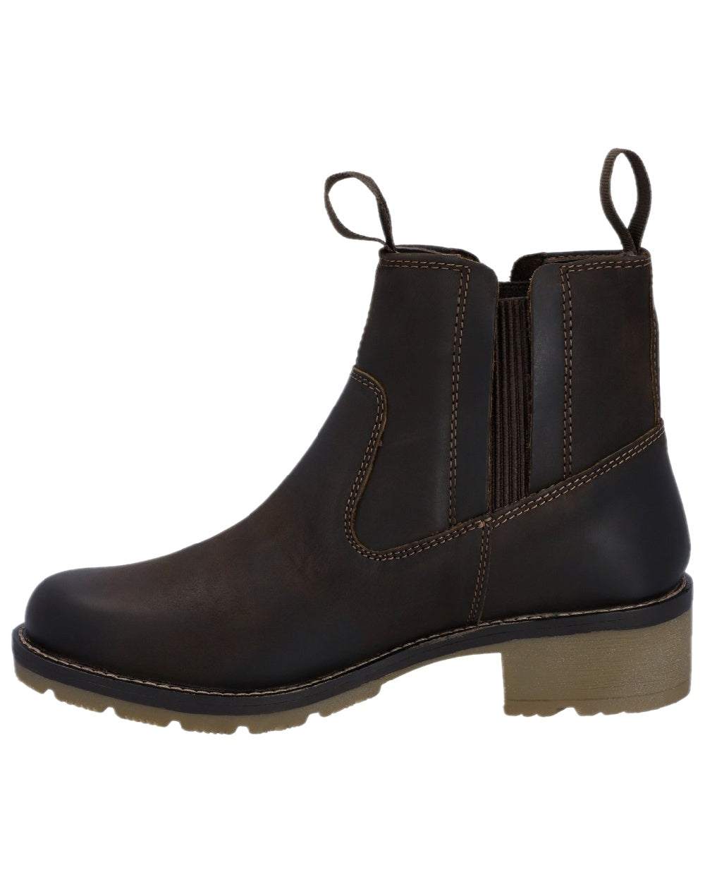 Brown Coloured Hunter Womens Skye Waterproof Dealer Boots on white background