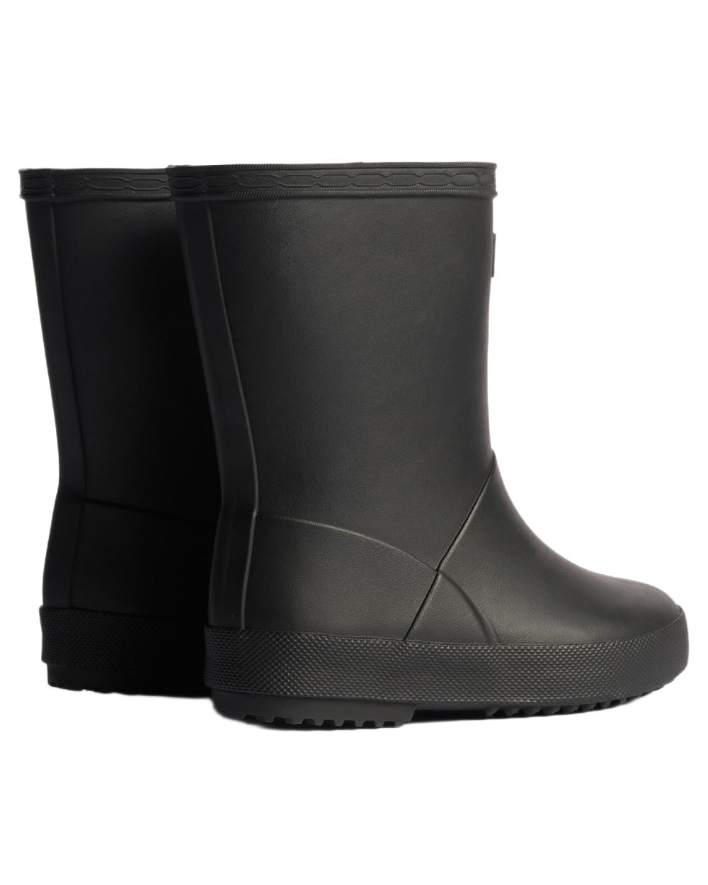 Black coloured Hunter Childrens First Insulated Boots on white background