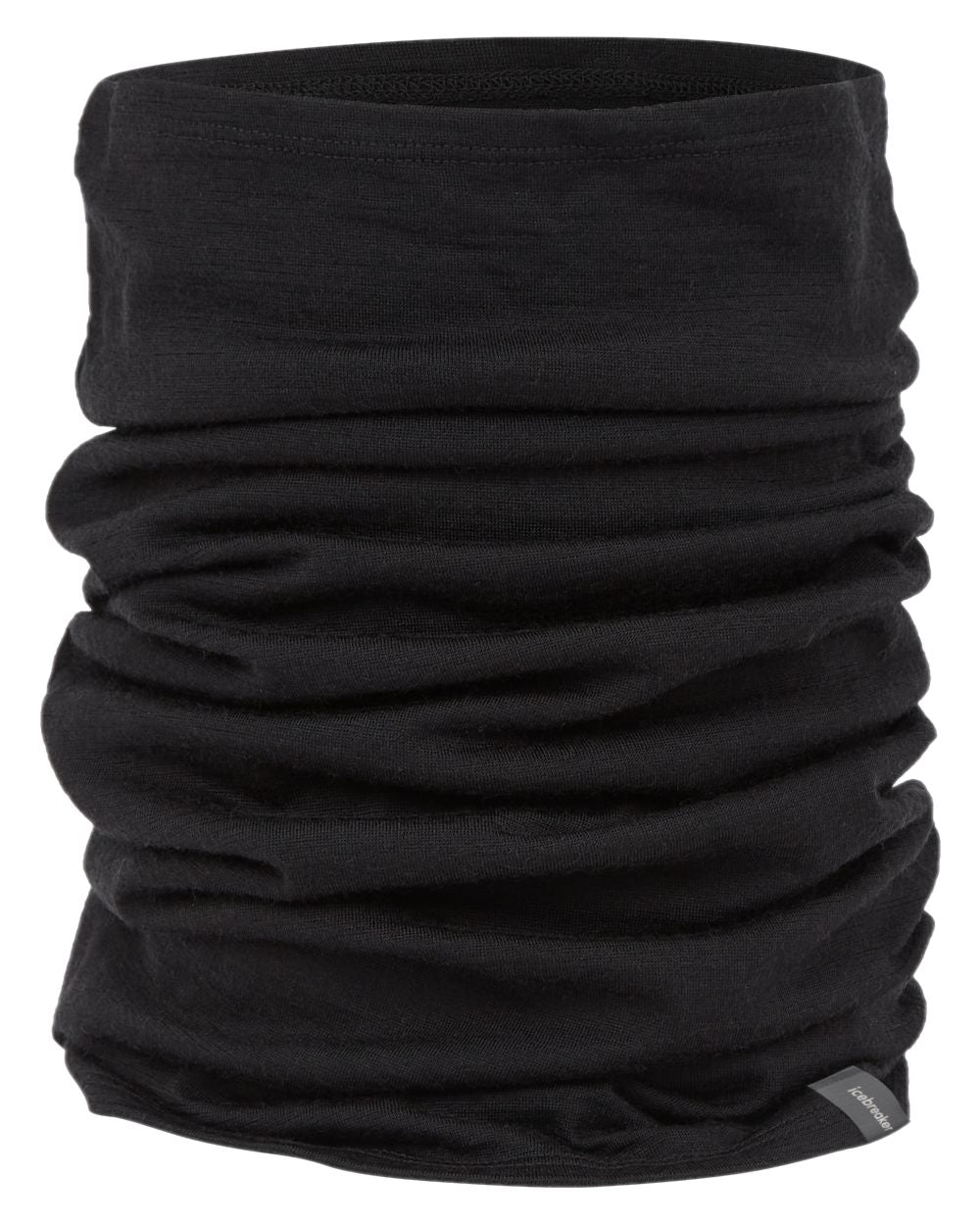 Black Coloured Icebreaker Merino 200 Flexi Chute on white background