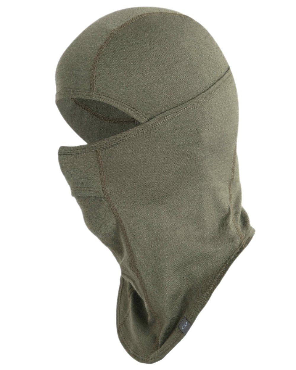 Loden Coloured Icebreaker Merino 200 Oasis Balaclava on white background