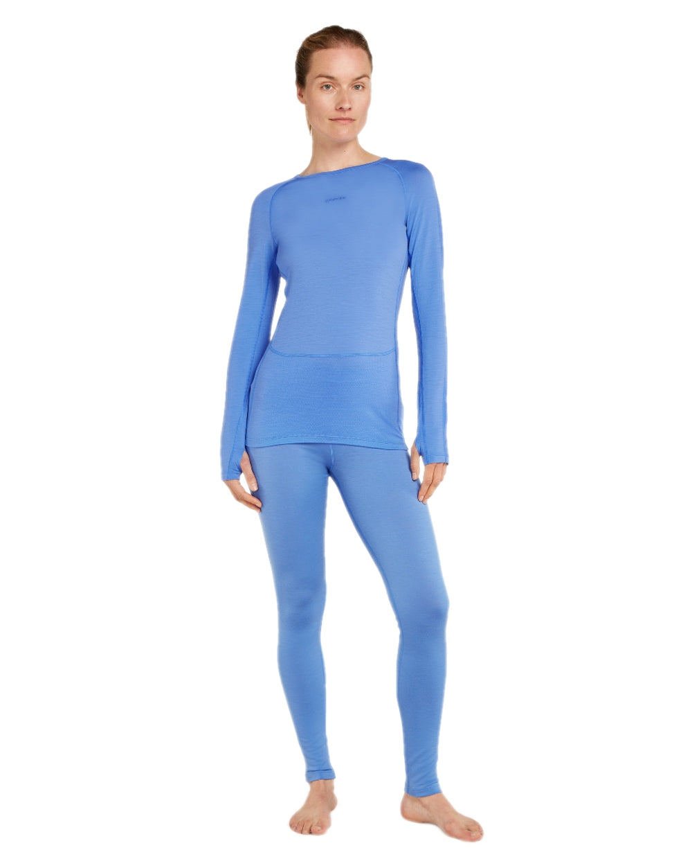 Baja Coloured Icebreaker Womens Merino 200 Oasis Thermal Leggings on white background