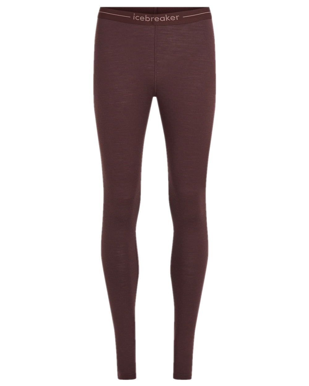 Java Coloured Icebreaker Womens Merino 200 Oasis Thermal Leggings on white background