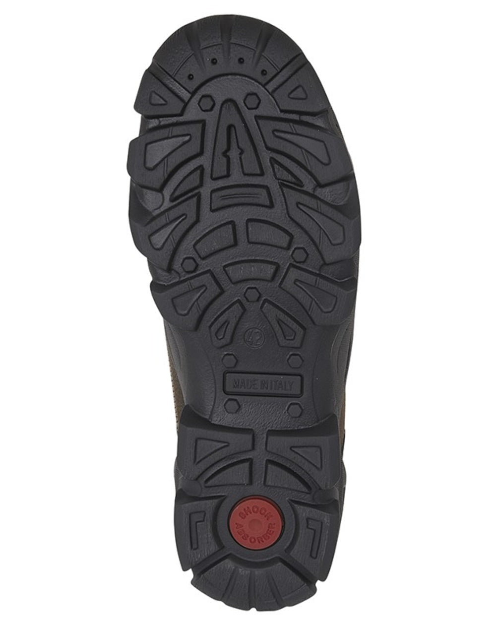 Dark Brown coloured Imac Mens Waterproof Lace Shoes on white background