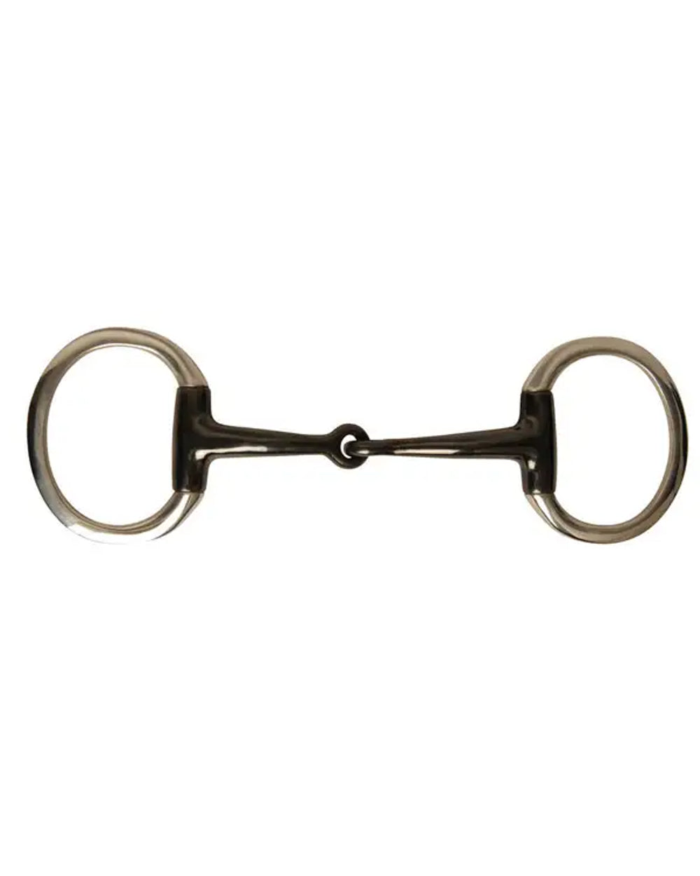 JP Korsteel Sweet Iron Jointed Eggbutt Snaffle Bit on white background