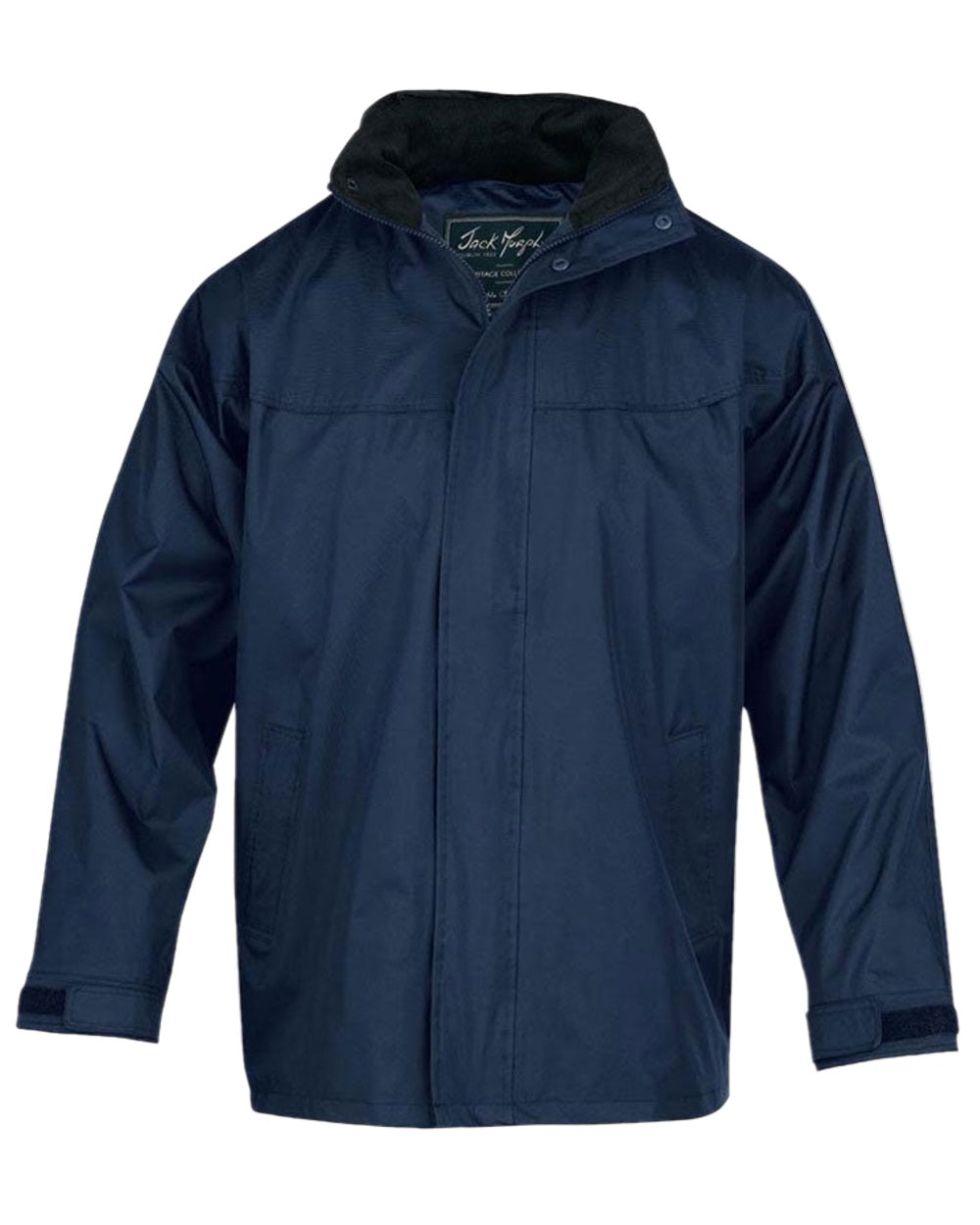 Navy Coloured Jack Murphy Kingston Waterproof Jacket on white background