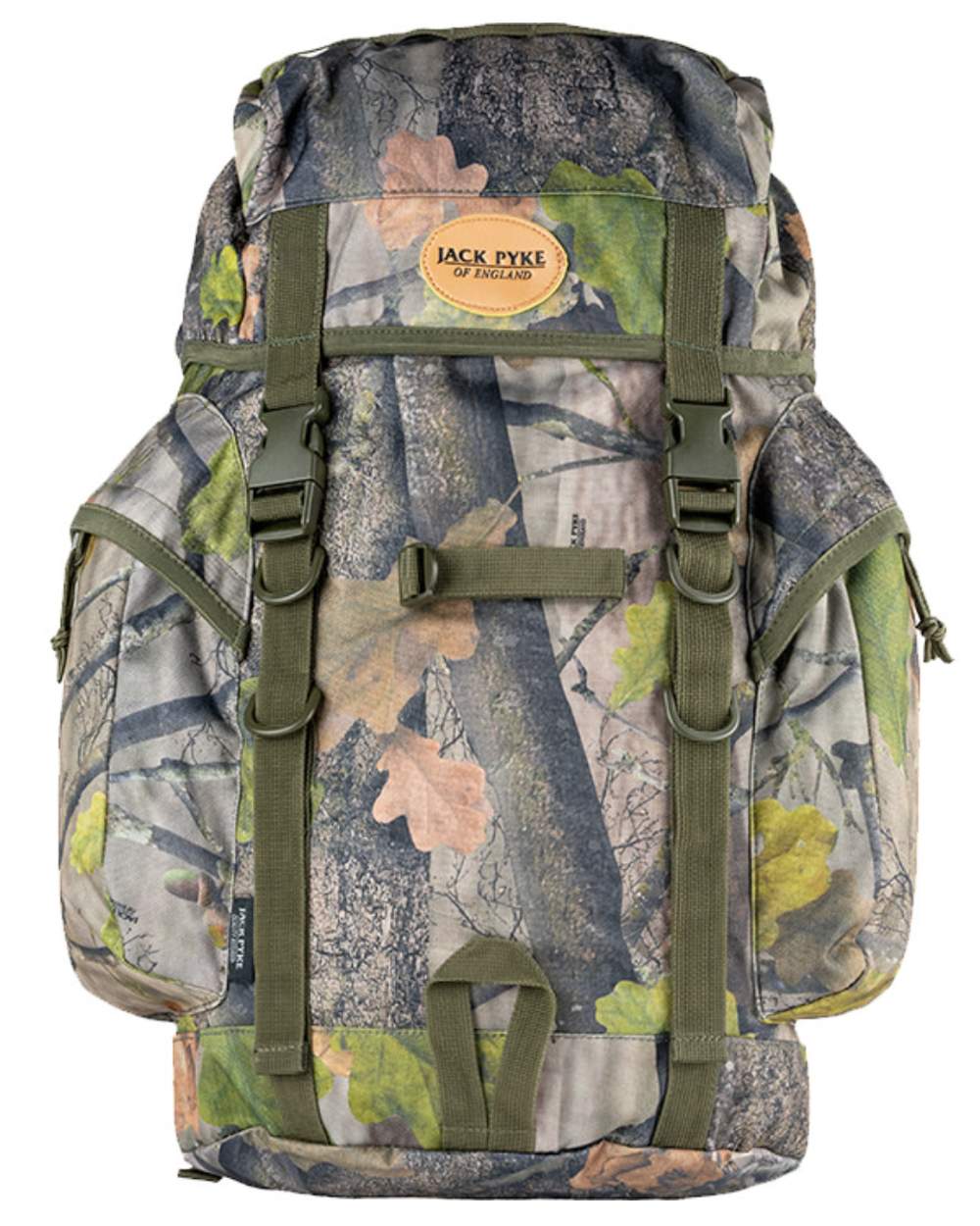 EVO coloured Jack Pyke 25L Rucksack on white background
