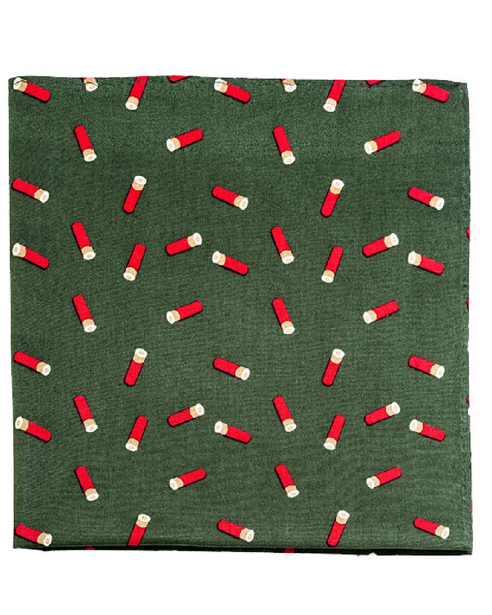 Wine Green coloured Jack Pyke 4 Pack Hankies on white background