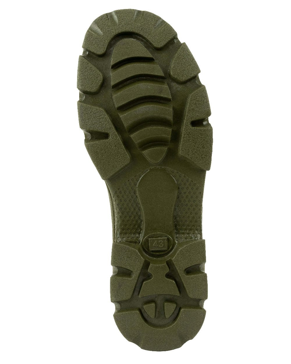 Green coloured Jack Pyke Ankle Wellington Boots on white background