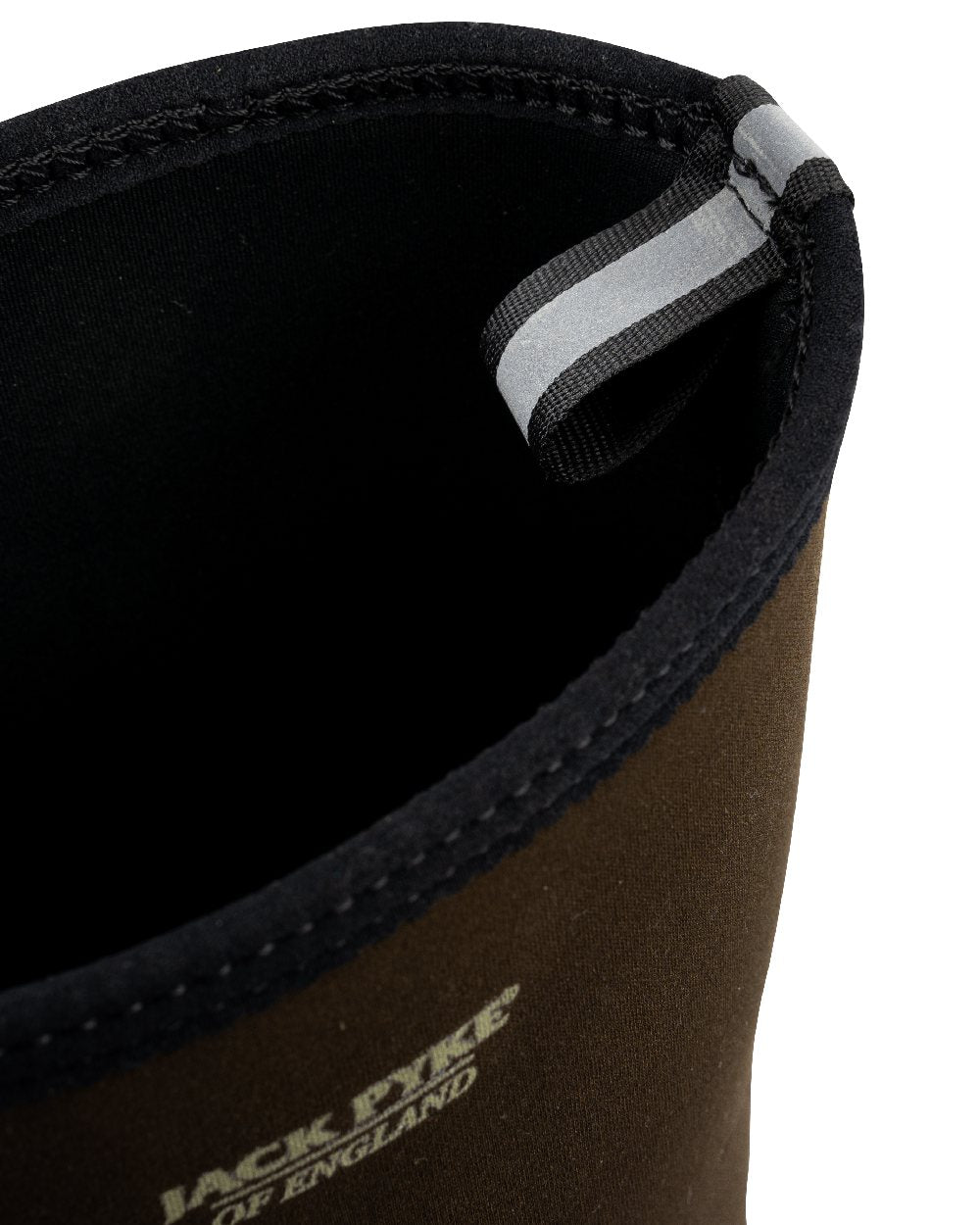 Brown coloured Jack Pyke Ashcombe Neoprene Wellington Boots on white background