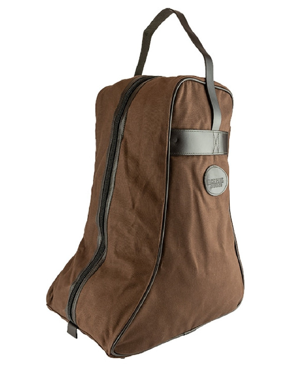 Brown coloured Jack Pyke Canvas Boot Bag on white background