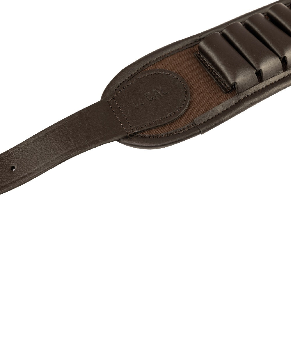 Brown coloured Jack Pyke Canvas Cartridge Belt on white background