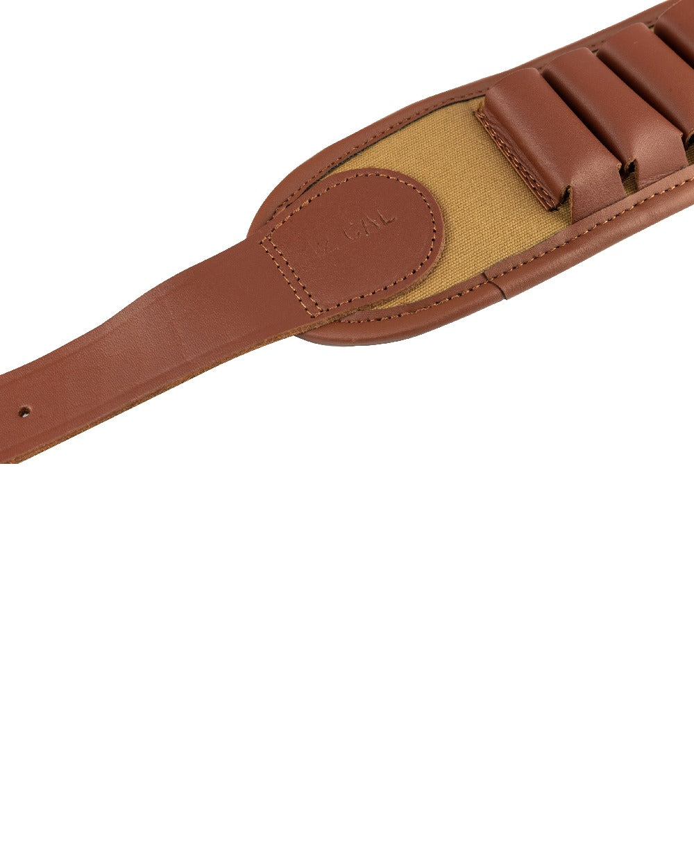 Fawn coloured Jack Pyke Canvas Cartridge Belt on white background