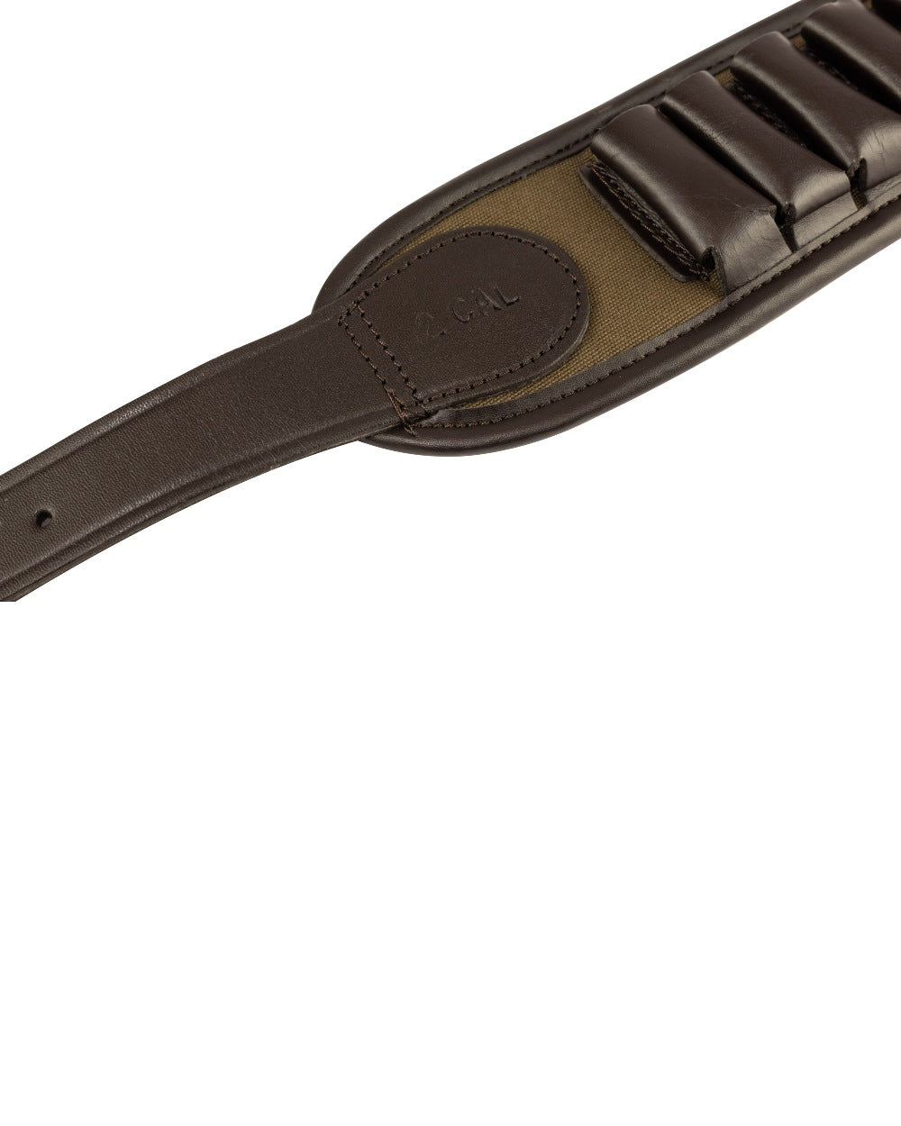 Green coloured Jack Pyke Canvas Cartridge Belt on white background