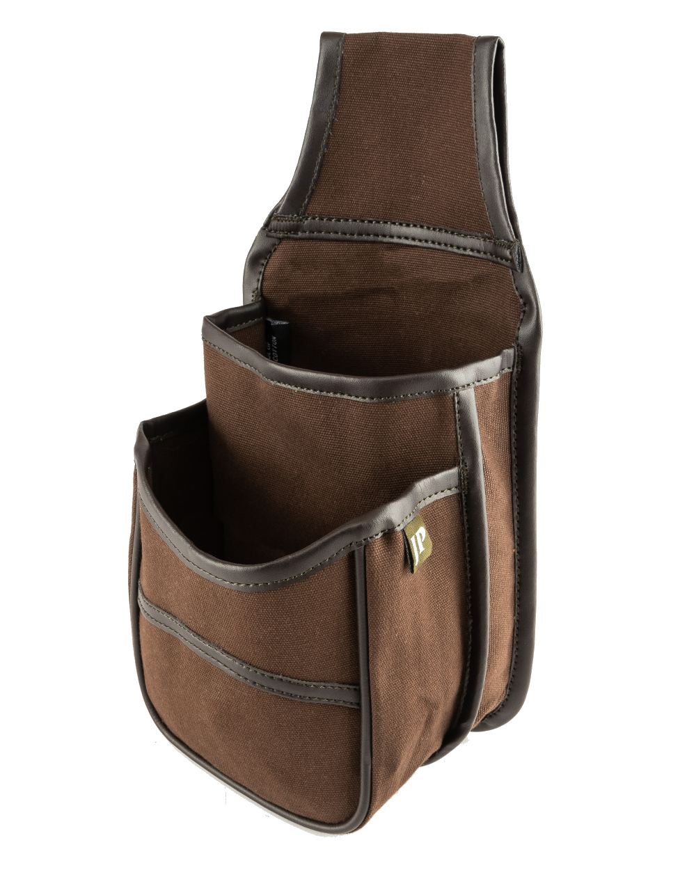Brown coloured Jack Pyke Canvas Cartridge Pouch on white background