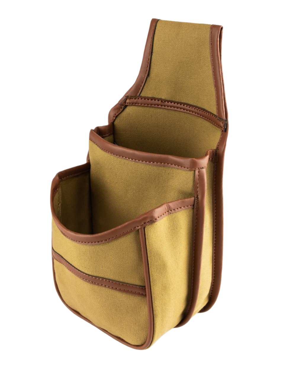 Fawn coloured Jack Pyke Canvas Cartridge Pouch on white background