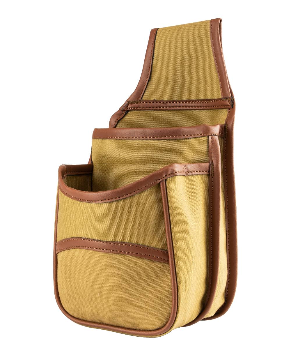 Fawn coloured Jack Pyke Canvas Cartridge Pouch on white background