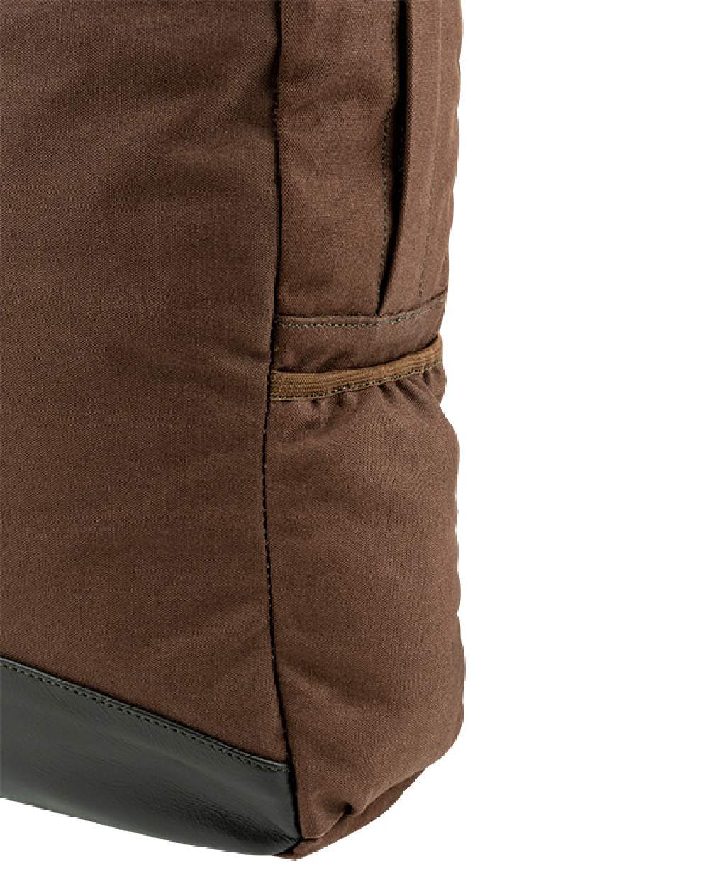 Brown coloured Jack Pyke Canvas Field Pack on white background