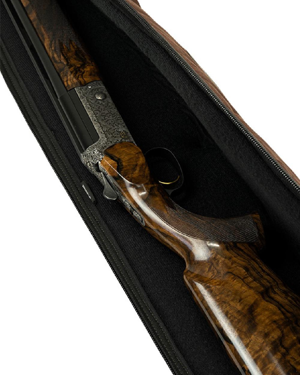 Brown coloured Jack Pyke Canvas Shotgun Slip on white background