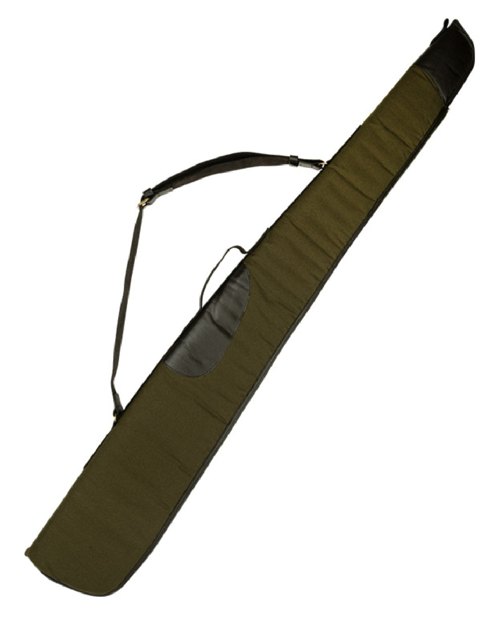 Green coloured Jack Pyke Canvas Shotgun Slip on white background