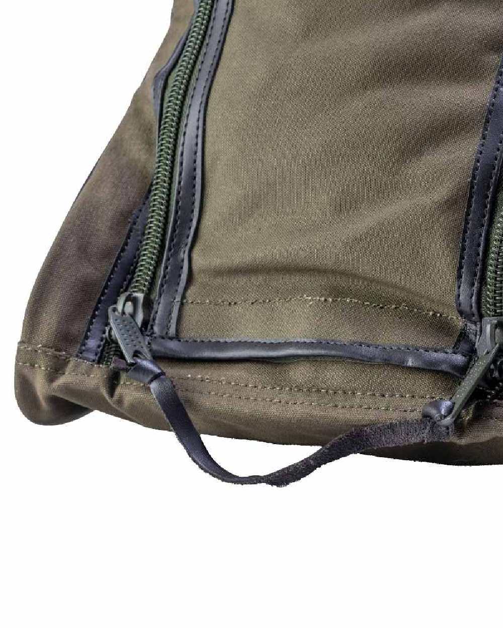 Green coloured Jack Pyke Canvas Walking Boot Bag on white background