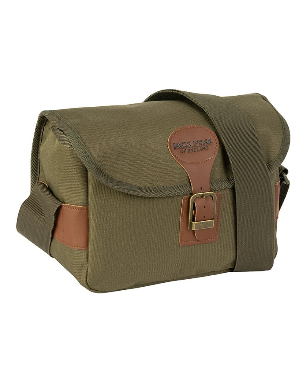 Hunter Green coloured Jack Pyke Cartridge Bag on white background