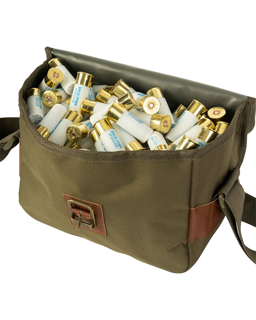 Hunter Green coloured Jack Pyke Cartridge Bag on white background