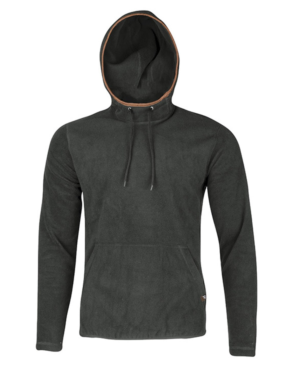 Charcoal coloured Jack Pyke Country Fleece Hoodie on white background
