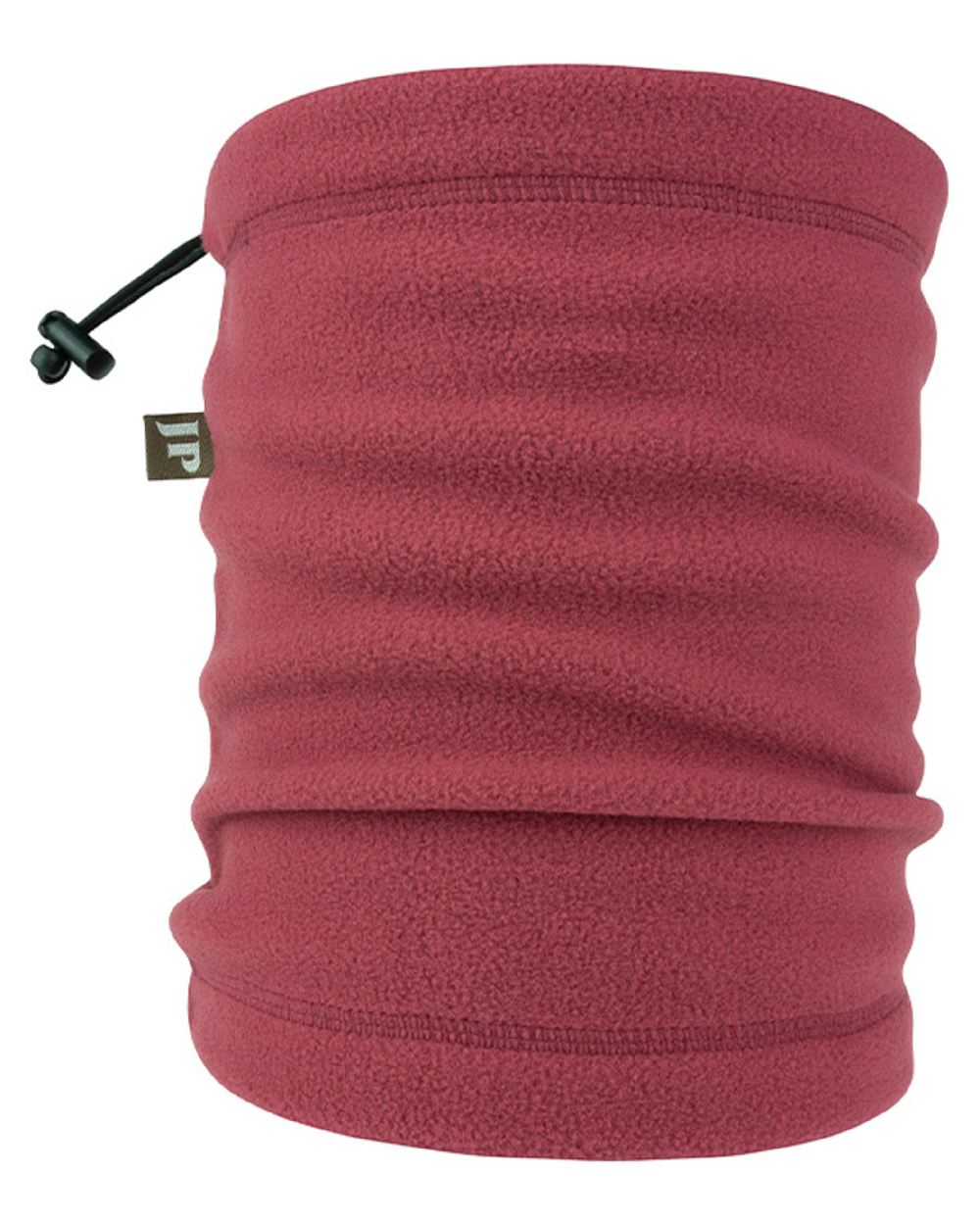 Roselle coloured Jack Pyke Country Fleece Neck Gaiter on white background