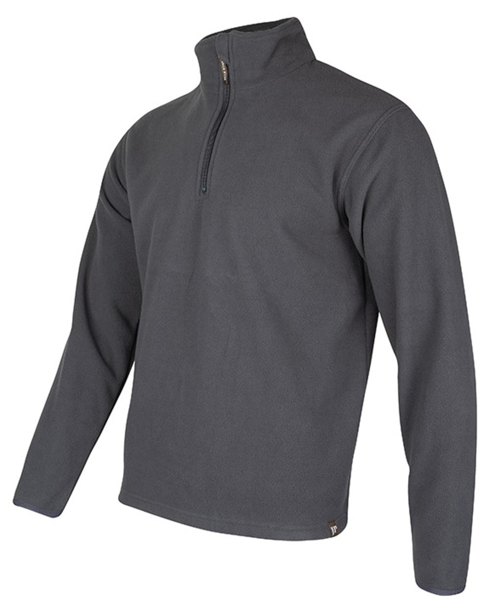 Charcoal coloured Jack Pyke Country Fleece Top on white background