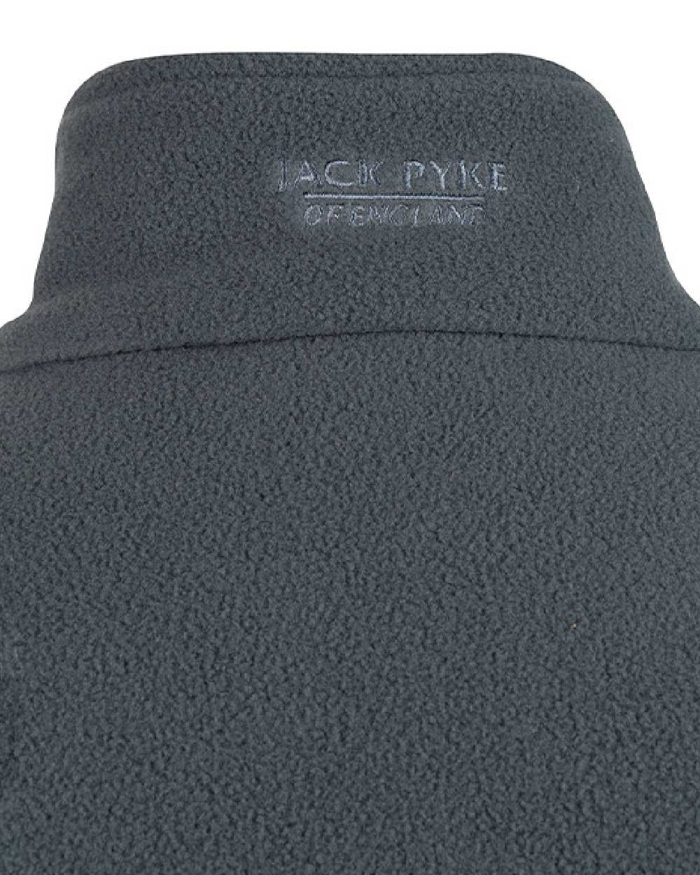 Charcoal coloured Jack Pyke Country Fleece Top on white background