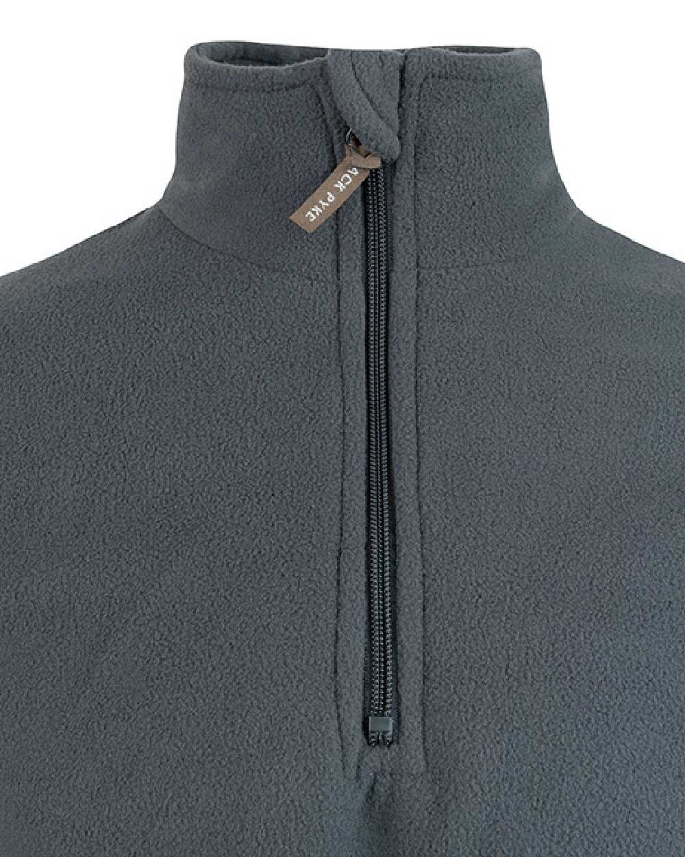 Charcoal coloured Jack Pyke Country Fleece Top on white background