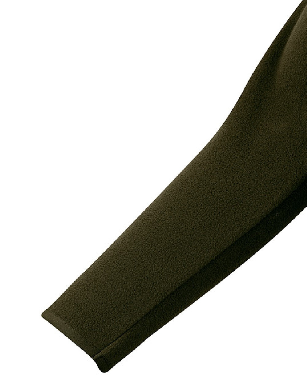 Dark Olive coloured Jack Pyke Country Fleece Top on white background