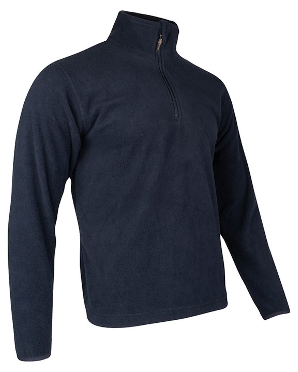 Navy coloured Jack Pyke Country Fleece Top on white background