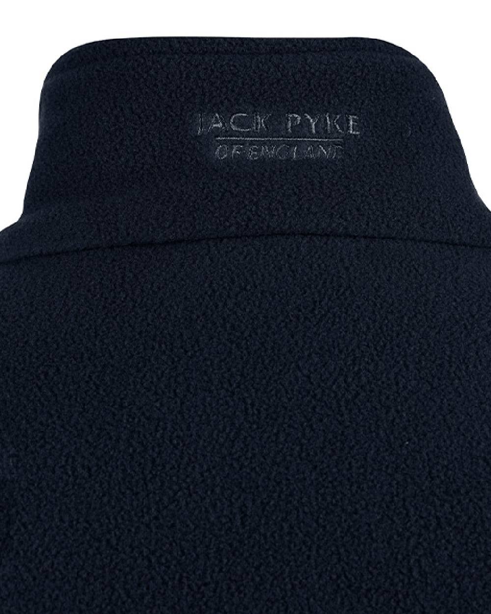 Navy coloured Jack Pyke Country Fleece Top on white background