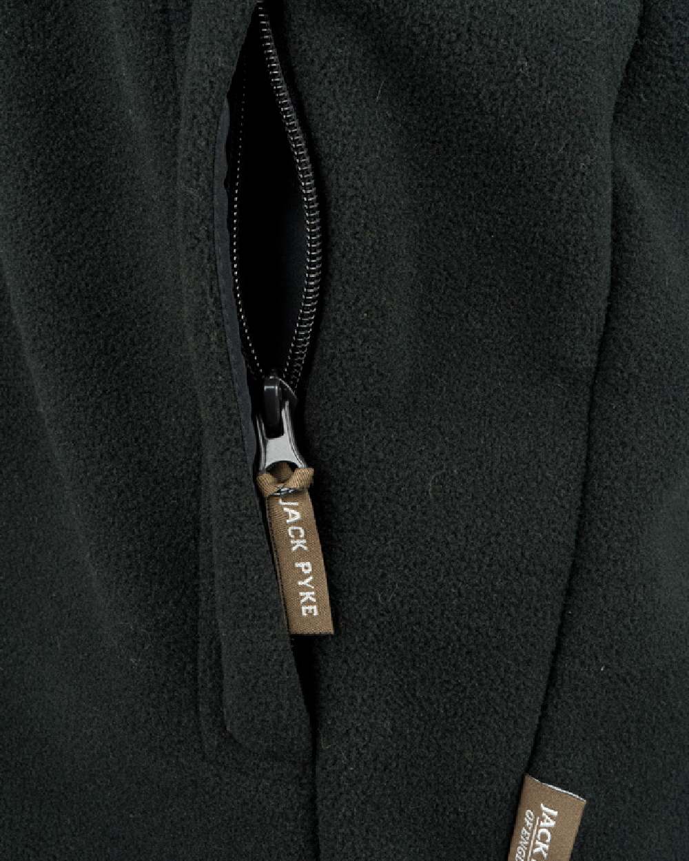 Anthracite coloured Jack Pyke Countryman Fleece Gilet on white background
