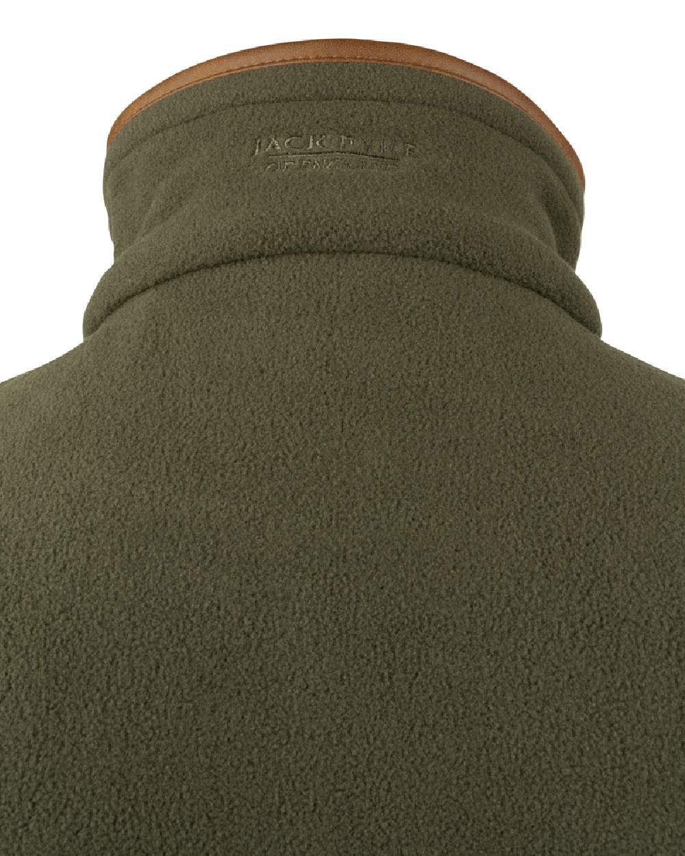 Dark Olive coloured Jack Pyke Countryman Fleece Gilet on white background