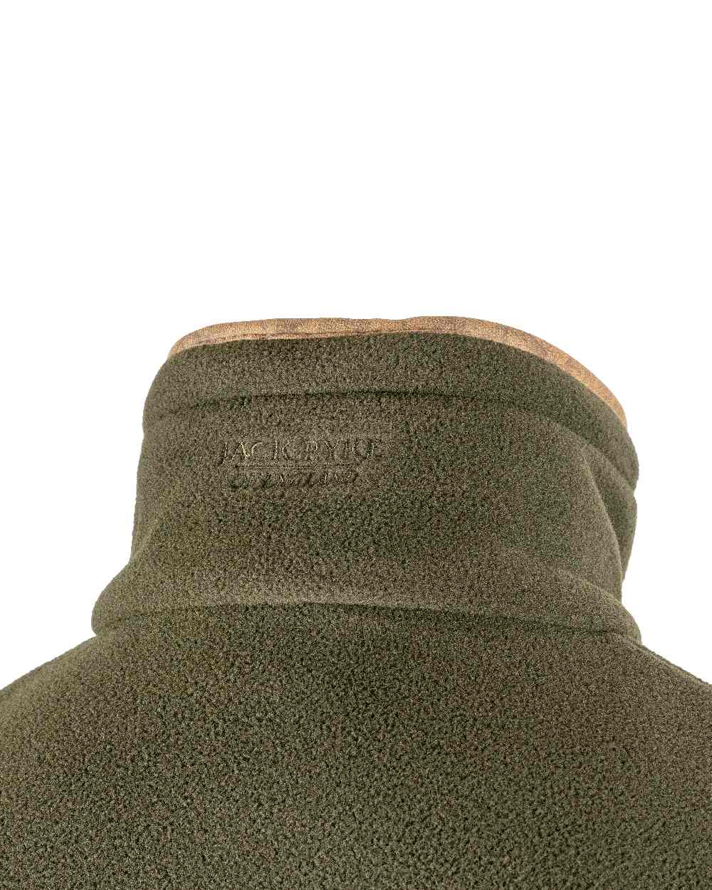 Pheasant Olive coloured Jack Pyke Countryman Fleece Gilet on white background