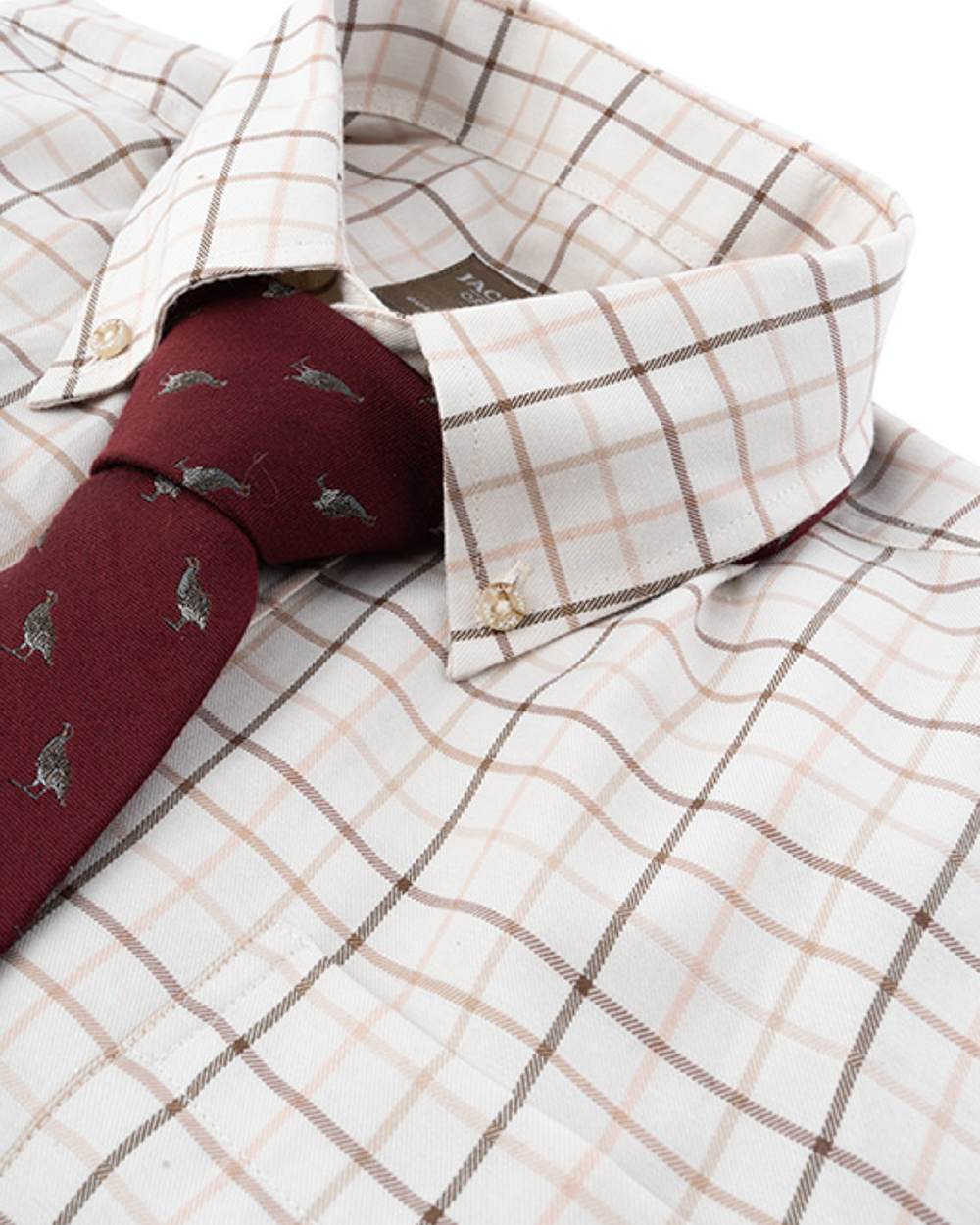 Brown coloured Jack Pyke Countryman Shirt on white background