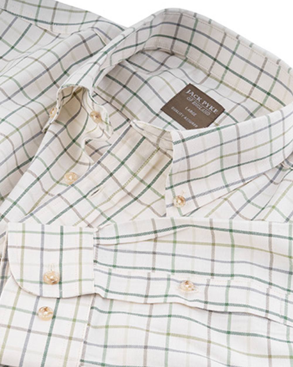 Green coloured Jack Pyke Countryman Shirt on white background