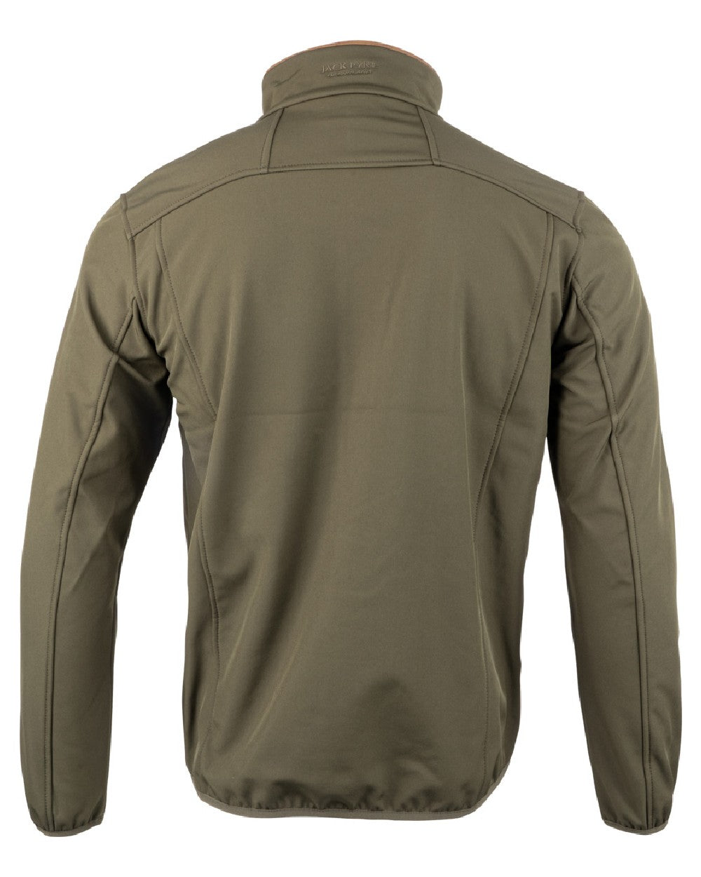Green coloured Jack Pyke County Softshell Jacket on white background