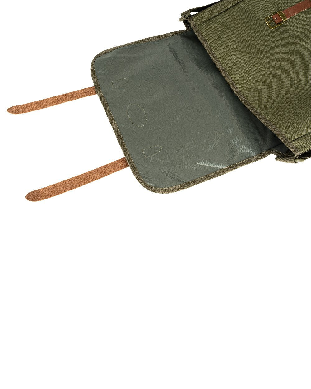 Green coloured Jack Pyke Dog Bag on white background