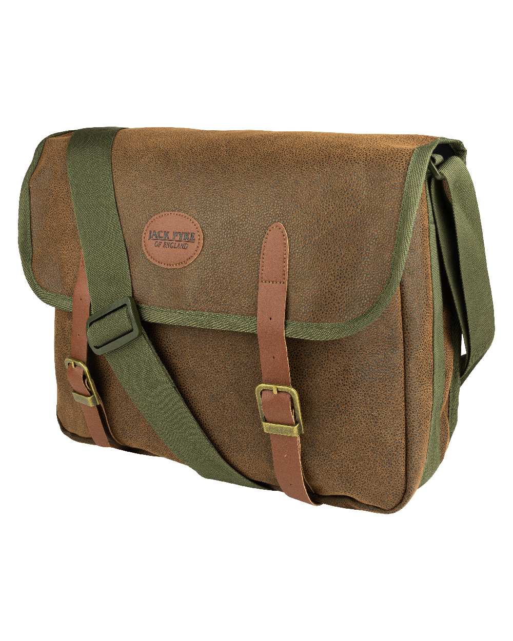 Brown coloured Jack Pyke Duotex Dog Bag on white background