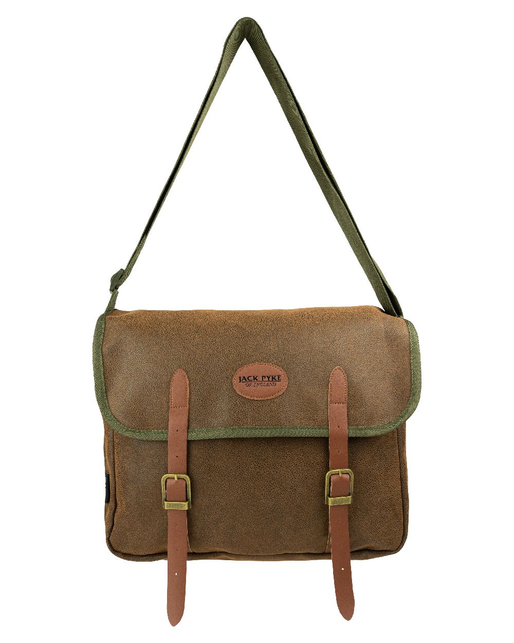 Brown coloured Jack Pyke Duotex Dog Bag on white background