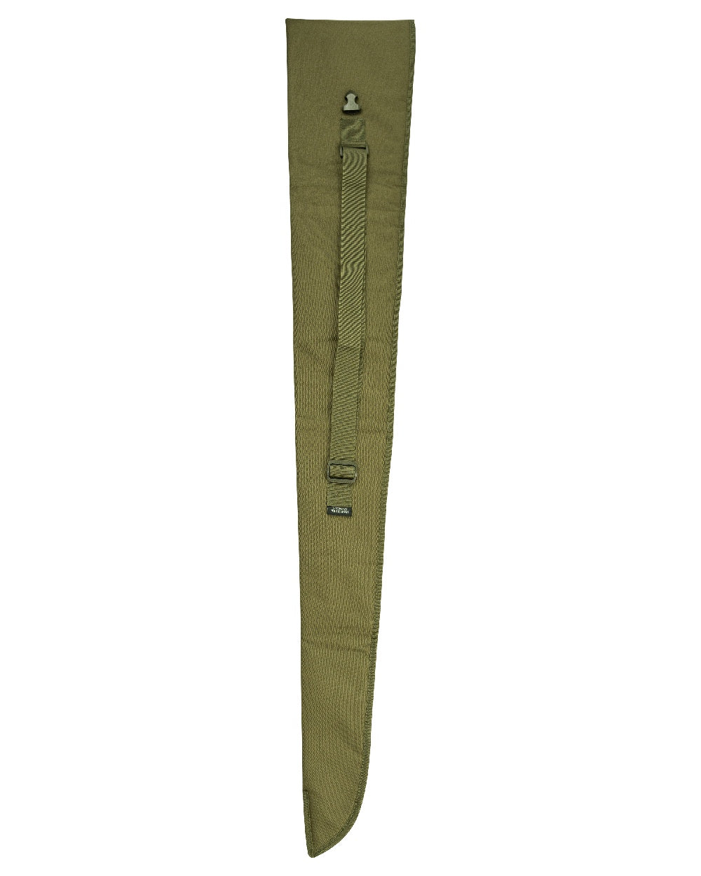 Green coloured Jack Pyke Foldable Gun Slip on white background