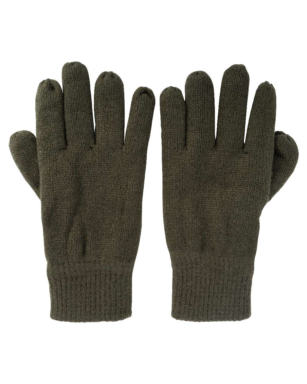 Green coloured Jack Pyke Gloves on white background